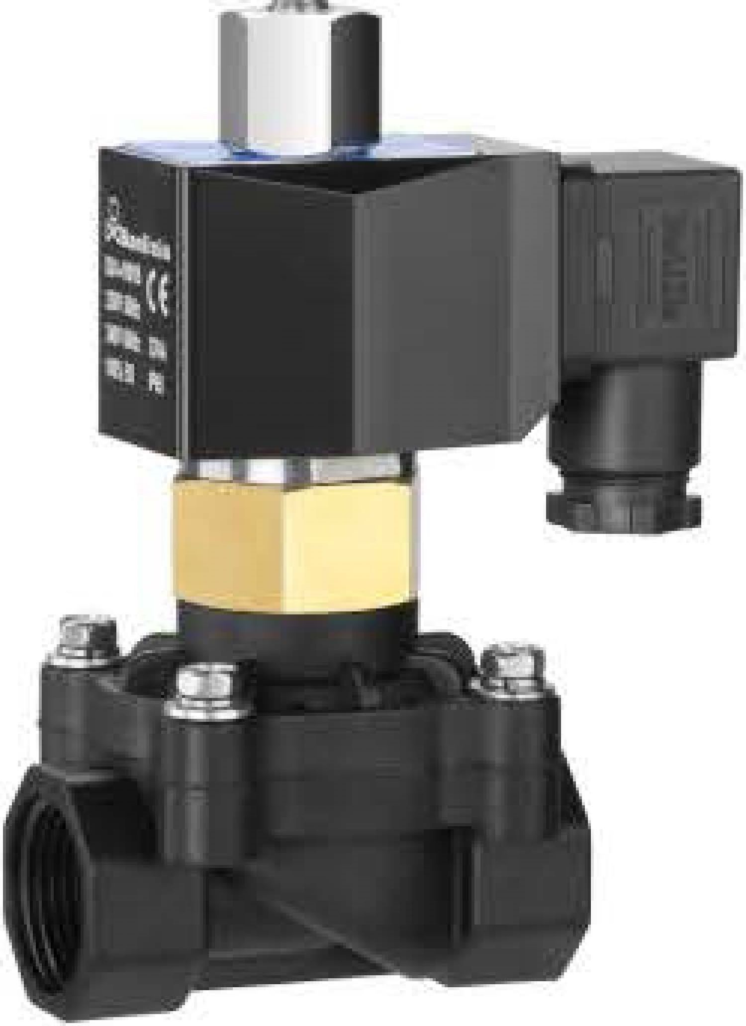 Соленоидный вентиль прямого действия SANLIXIN 1 1/4" NC (ZS1DF02N1H32, BRASS, 0-10 bar, 220V)